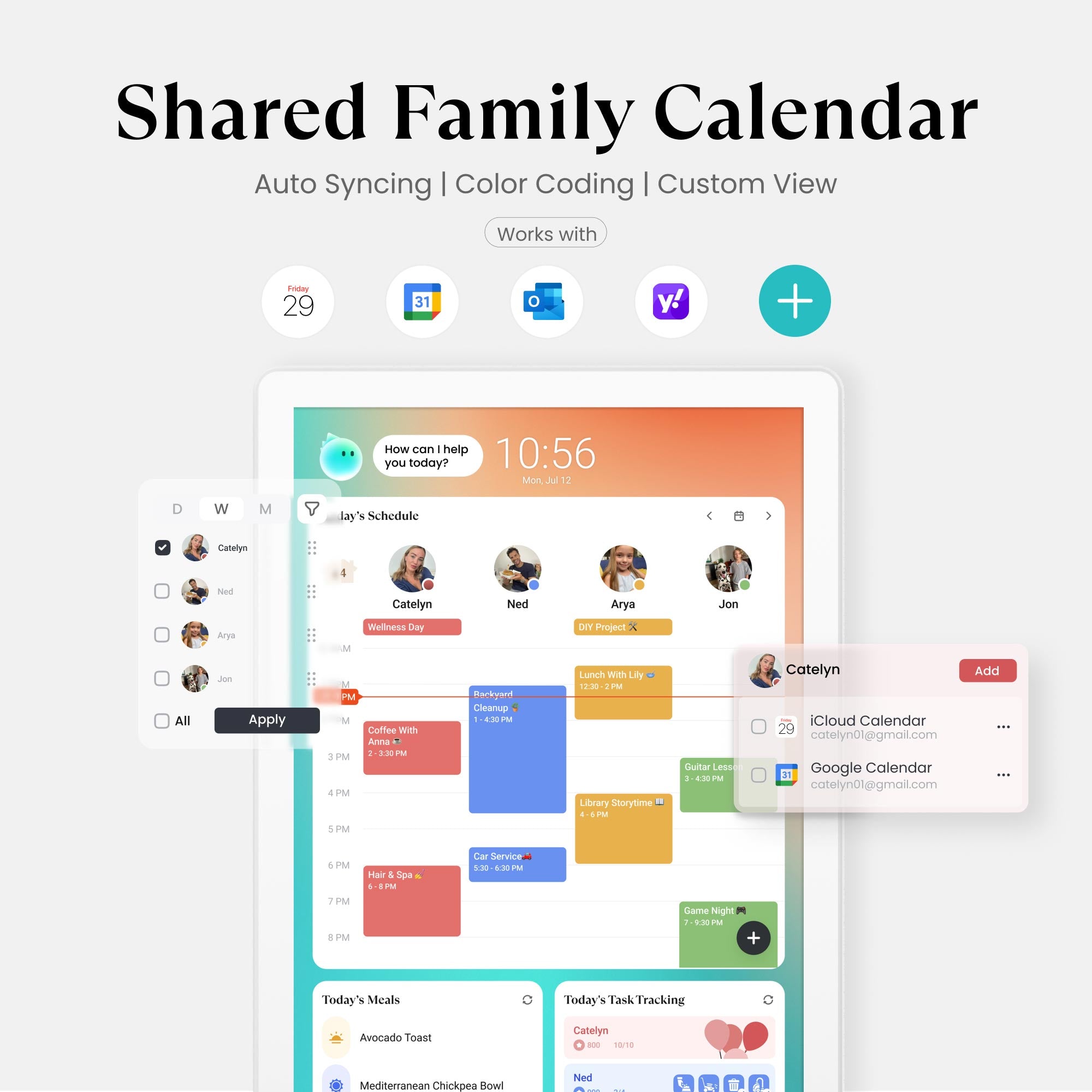 24" Cozyla Calendar+ 2